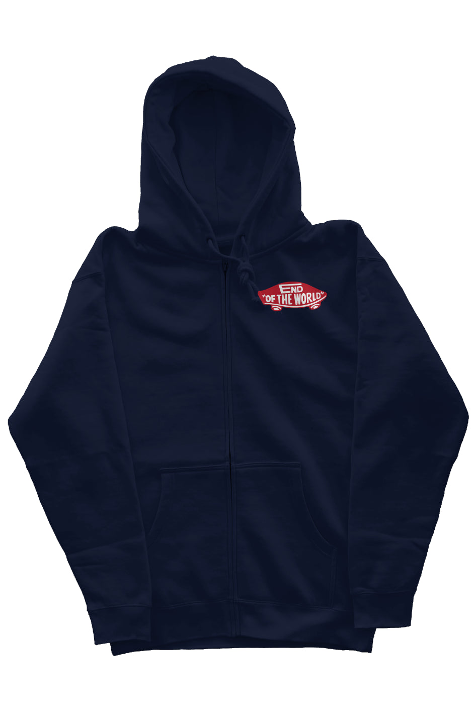 End of the World Embroidered Independent Zip Hoody