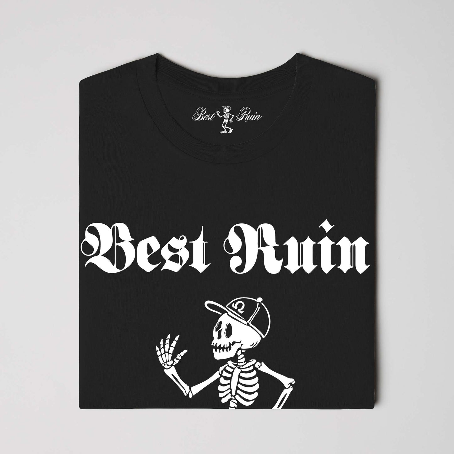 Best Ruin Skeleton + Shield T Shirt