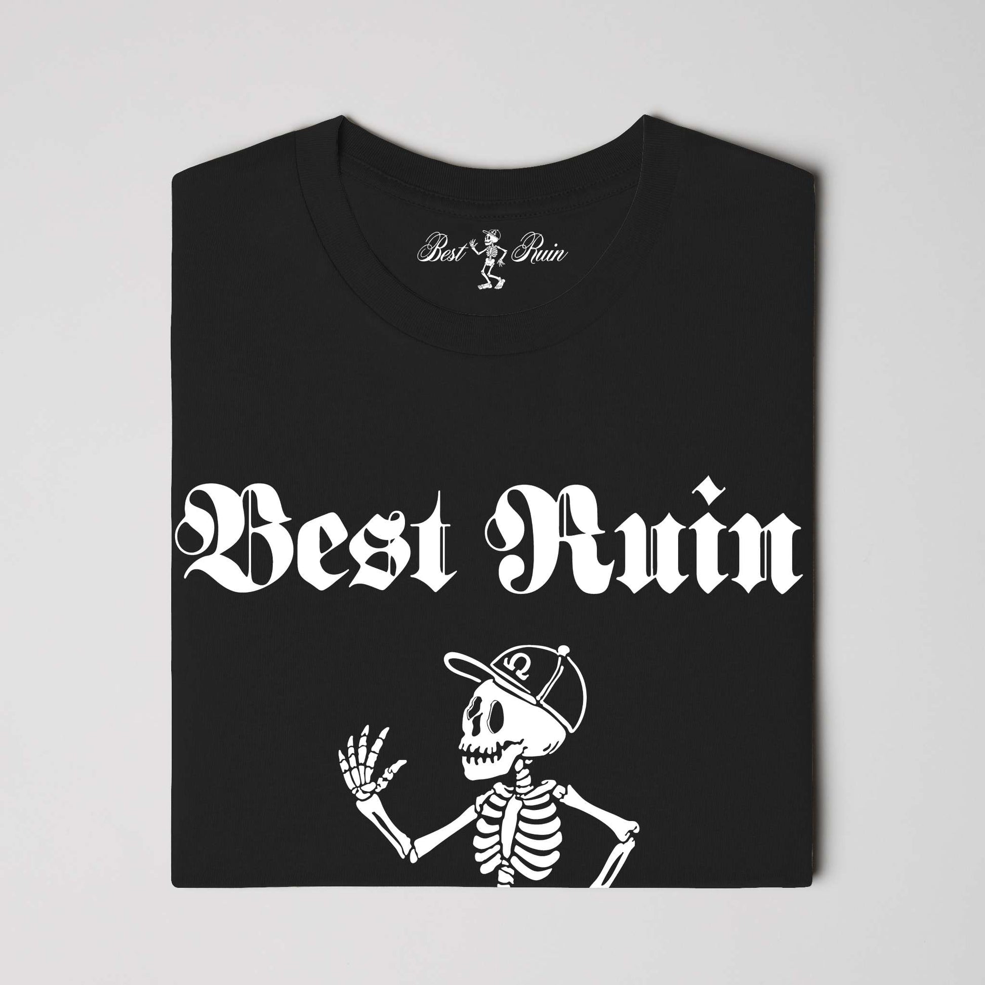 Best Ruin Skeleton + Shield T Shirt